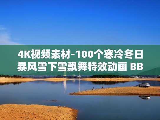 4K视频素材-100个寒冷冬日暴风雪下雪飘舞特效动画 BBV23（下雪素材动态视频）