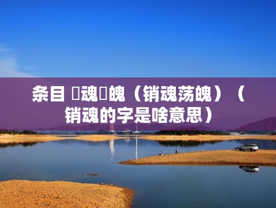 条目 銷魂蕩魄（销魂荡魄）（销魂的字是啥意思）