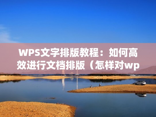 WPS文字排版教程：如何高效进行文档排版（怎样对wps文档进行排版）