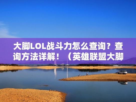 大脚LOL战斗力怎么查询？查询方法详解！（英雄联盟大脚是什么）