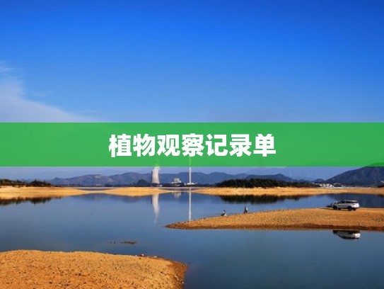 植物观察记录单