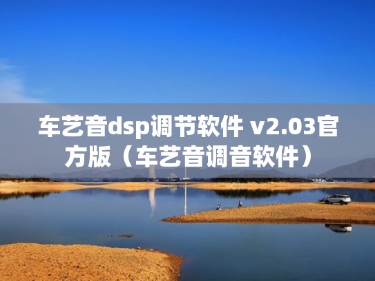 车艺音dsp调节软件 v2.03官方版（车艺音调音软件）
