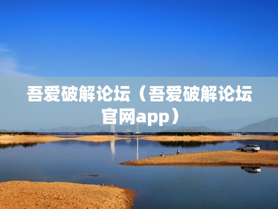 吾爱破解论坛（吾爱破解论坛官网app）