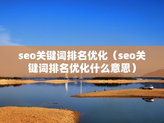 seo关键词排名优化（seo关键词排名优化什么意思）