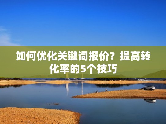 如何优化关键词报价？提高转化率的5个技巧
