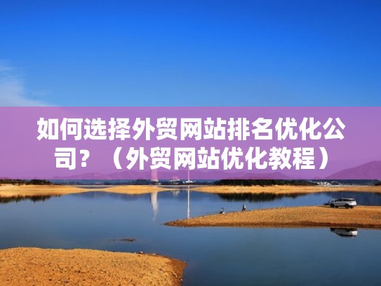 如何选择外贸网站排名优化公司？（外贸网站优化教程）
