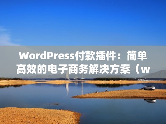 WordPress付款插件：简单高效的电子商务解决方案（wordpress支付功能）