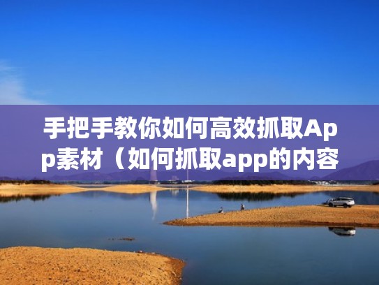 手把手教你如何高效抓取App素材（如何抓取app的内容）