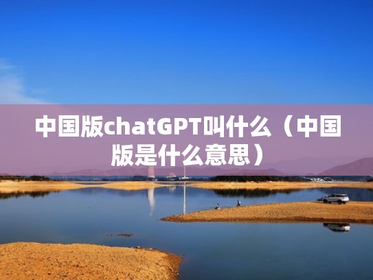 中国版chatGPT叫什么（中国版是什么意思）