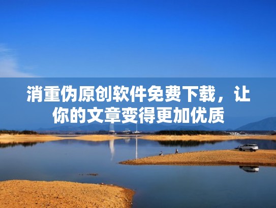 消重伪原创软件免费下载，让你的文章变得更加优质