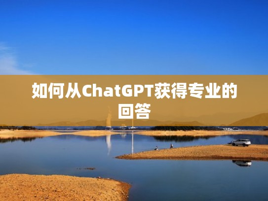 如何从ChatGPT获得专业的回答