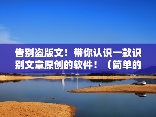 告别盗版文！带你认识一款识别文章原创的软件！（简单的识别文章软件）