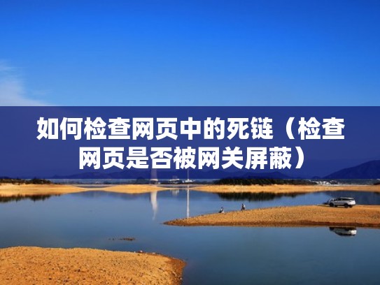 如何检查网页中的死链（检查网页是否被网关屏蔽）
