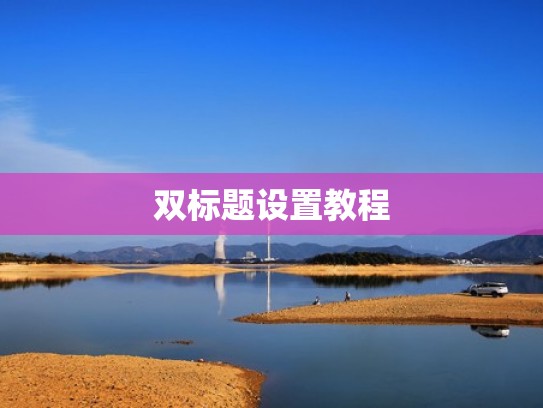 双标题设置教程