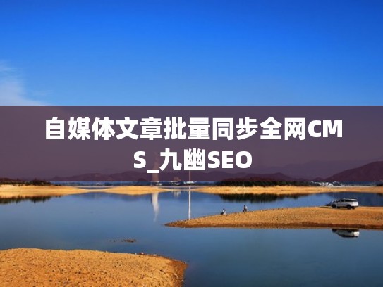 自媒体文章批量同步全网CMS_九幽SEO