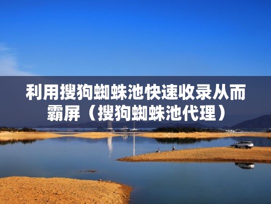 利用搜狗蜘蛛池快速收录从而霸屏（搜狗蜘蛛池代理）