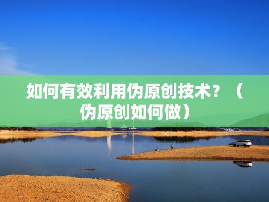 如何有效利用伪原创技术？（伪原创如何做）