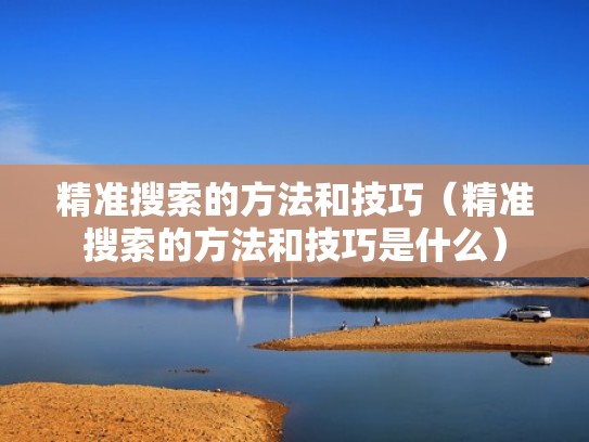 精准搜索的方法和技巧（精准搜索的方法和技巧是什么）