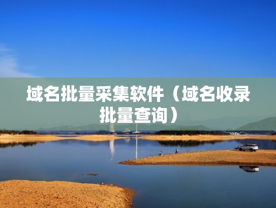 域名批量采集软件（域名收录批量查询）