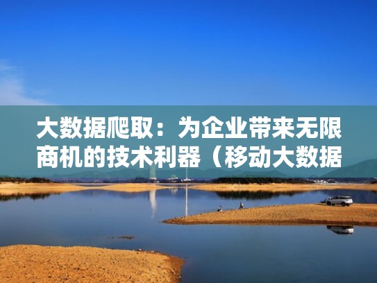 大数据爬取：为企业带来无限商机的技术利器（移动大数据爬取）