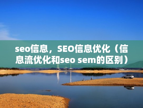 seo信息，SEO信息优化（信息流优化和seo sem的区别）