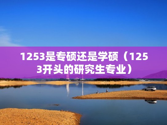 1253是专硕还是学硕(1253开头的研究生专业) 1253是专硕还是学硕(1253开头的研究生专业)