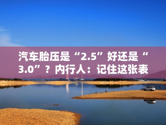 汽车胎压是“2.5”好还是“3.0”？内行人：记住这张表，才更安全（胎压2.5还是2.6）
