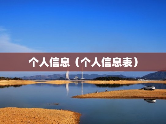 个人信息（个人信息表）