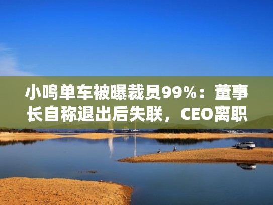 小鸣单车被曝裁员99%:董事长自称退出后失联,CEO离职(小鸣单车破产清算结果) 小鸣单车被曝裁员99%:董事长自称退出后失联,CEO离职(小鸣单车破产清算结果)