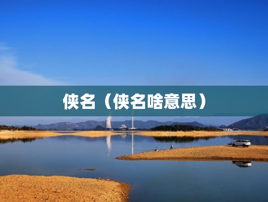 侠名（侠名啥意思）