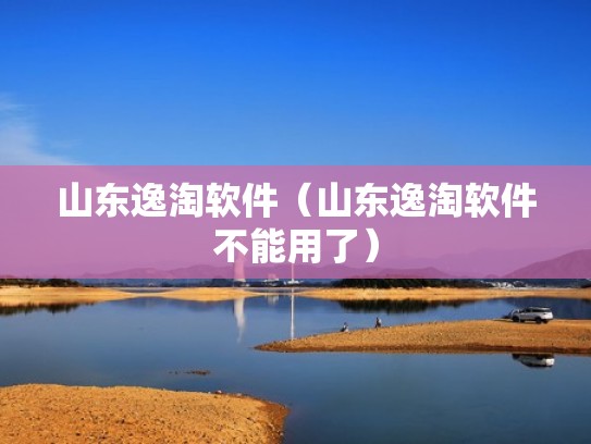 山东逸淘软件（山东逸淘软件不能用了）