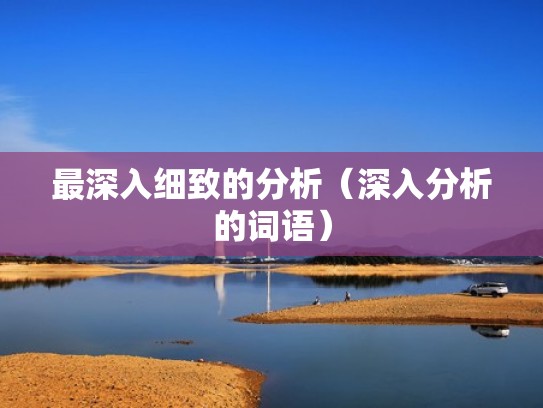 最深入细致的分析（深入分析的词语）